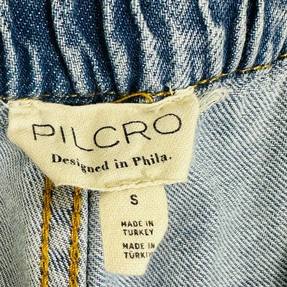 Pilcro Beachy High-Rise Parachute Jeans | Baggy Denim | Coastal Cowgirl Small - Picture 2 of 10